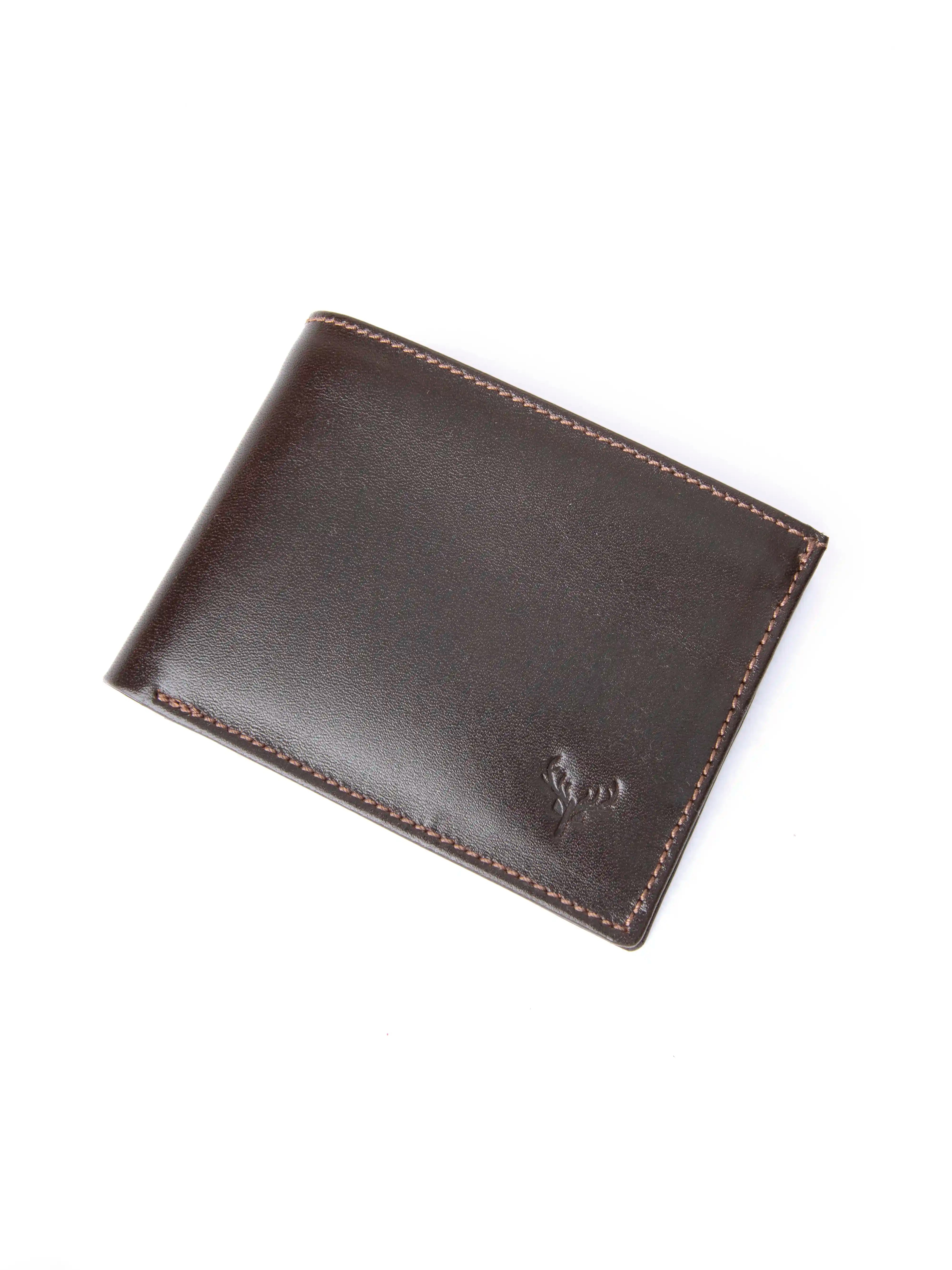 Classic Bifold Wallet – Dark Brown