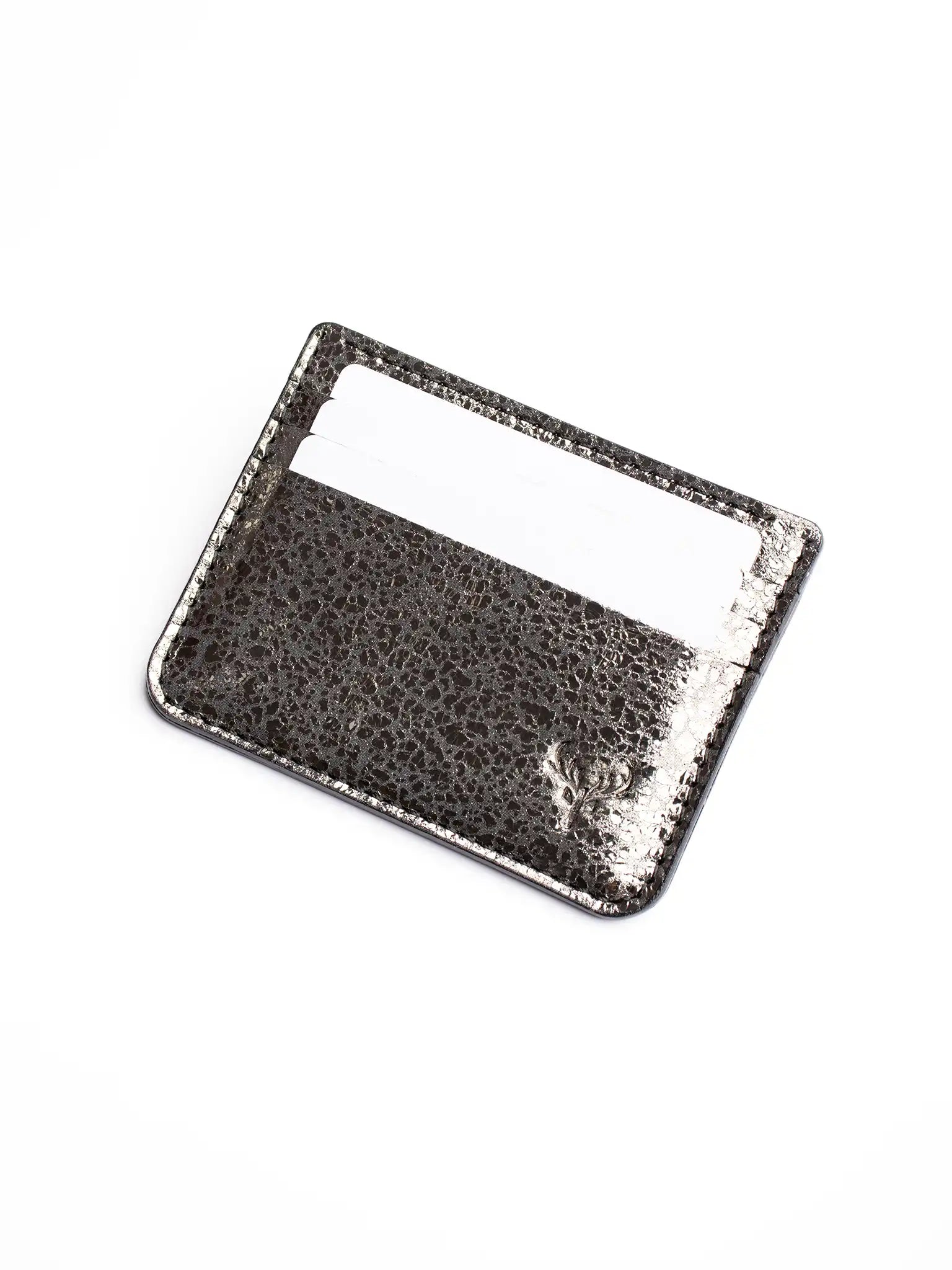Boveado Cardholder – Dark Silver