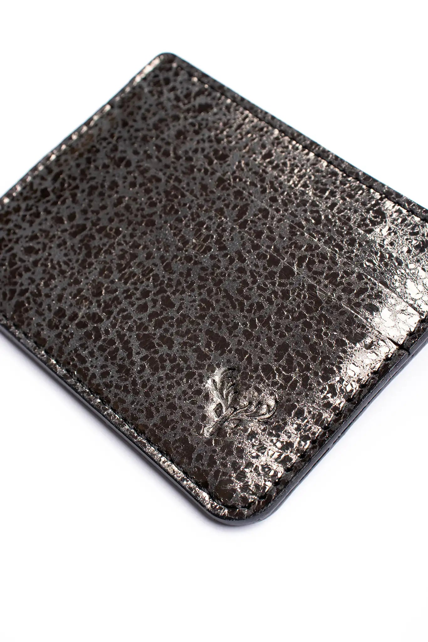 Boveado Cardholder – Dark Silver